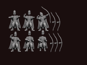Silver Knights- Court Guard mit Bogen